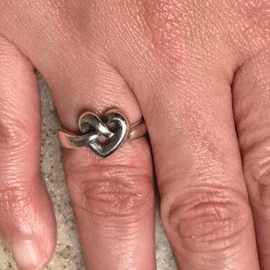 James Avery heart knot ring